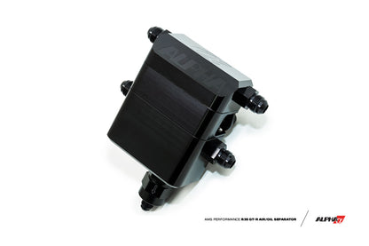 AMS Performance 2009+ Nissan GT-R R35 Alpha Air Oil Separator - Graveyard Performance