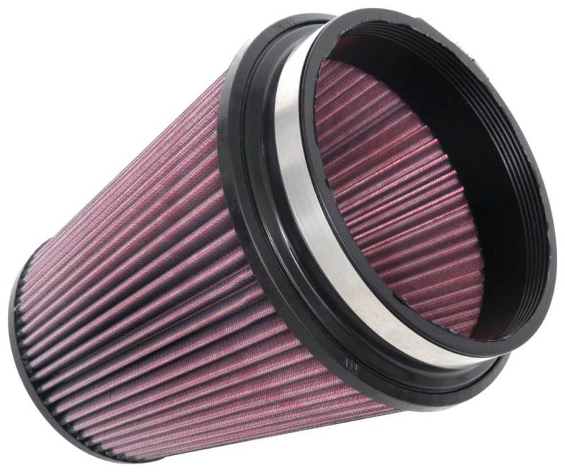K&N Universal Clamp-On Air Filter 6in FLG / 7-1/2in B / 5in T / 8in H - Graveyard Performance