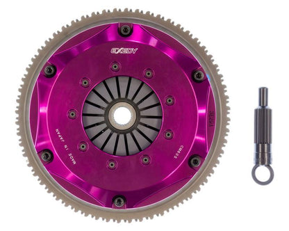 Exedy 2010-2012 Hyundai Genesis Coupe L4 Hyper Twin Cerametallic Clutch Sprung Center Disc - Graveyard Performance
