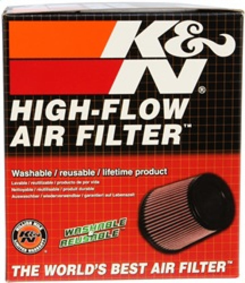 K&N Filter Universal Rubber Filter 5in Flange 6.5in Base 4.5in Top 5.5in Height - Graveyard Performance