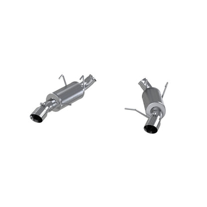 MBRP 11-14 Ford Mustang GT 5.0 3in Dual Muffler Axle Back Split Rear Alum Exhaust System - Graveyard Performance