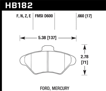 Hawk HP+ Street Brake Pads - Graveyard Performance