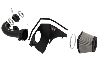 aFe 19-21 GM Trucks 5.3L/6.2L Track Series Carbon Fiber Cold Air Intake System W/ Pro Dry S Filters - Graveyard Performance