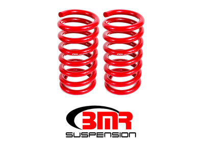 BMR 15-17 S550 Mustang Rear Drag Version Lowering Springs - Red - Graveyard Performance