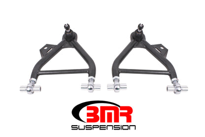 BMR 79-93 Mustang Lower A-Arm (Coilover Only) w/ Adj. Rod End and STD. Ball Joint - Black Hammertone - Graveyard Performance