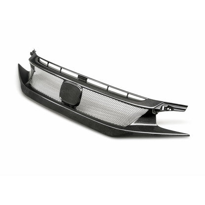Seibon 17-18 Honda Civic Type R CV-Style Carbon Fiber Front Grill - Graveyard Performance