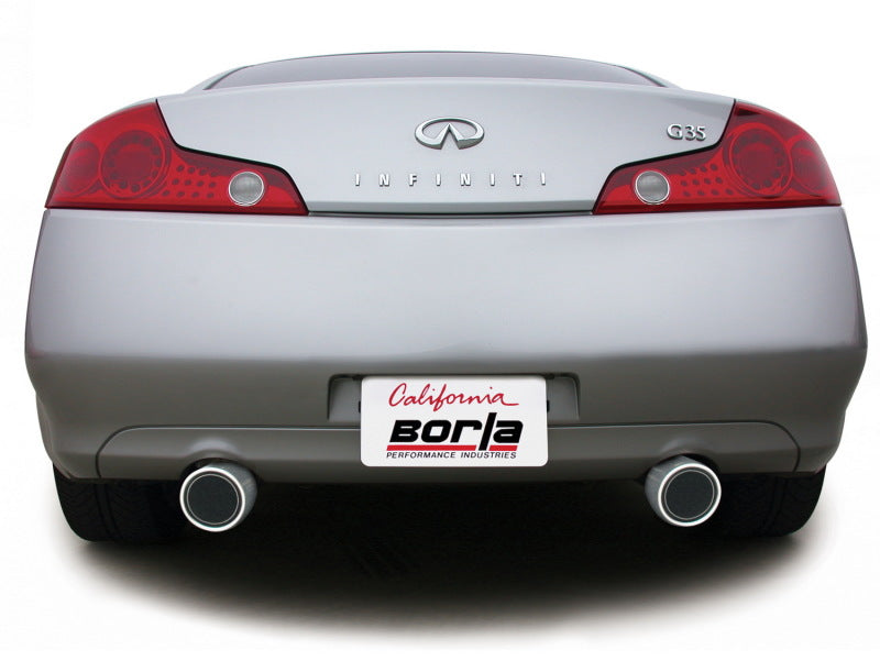 Borla 03-07 G35 Coupe Cat-back Exhaust - Graveyard Performance