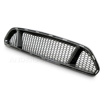Anderson Composites 15-16 Ford Mustang Type-GT Front Upper Grille - Graveyard Performance