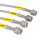 Goodridge 04-13 Mazda 3/Mazdaspeed3 Stainless Steel Brake Line Kit