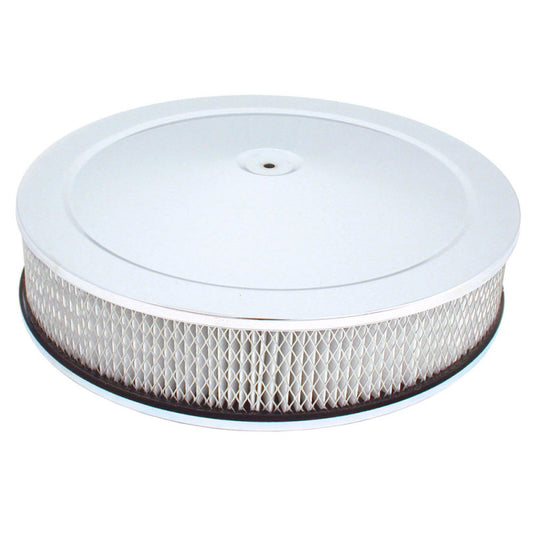 Spectre Air Cleaner 14in. x 3in. / Chrome - Paper