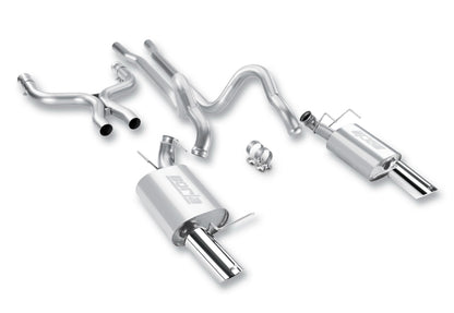 Borla 2011-2012 Mustang GT 5.0L 8cyl 6spd RWD Aggressive ATAK Catback Exhaust - Graveyard Performance