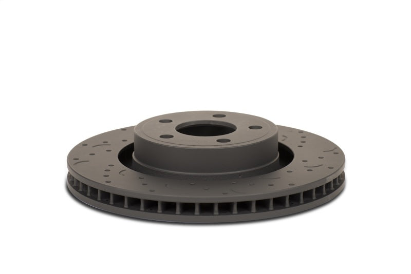 Hawk Talon 2006 Audi A3 Drilled and Slotted Rear Brake Rotor Set - Graveyard Performance