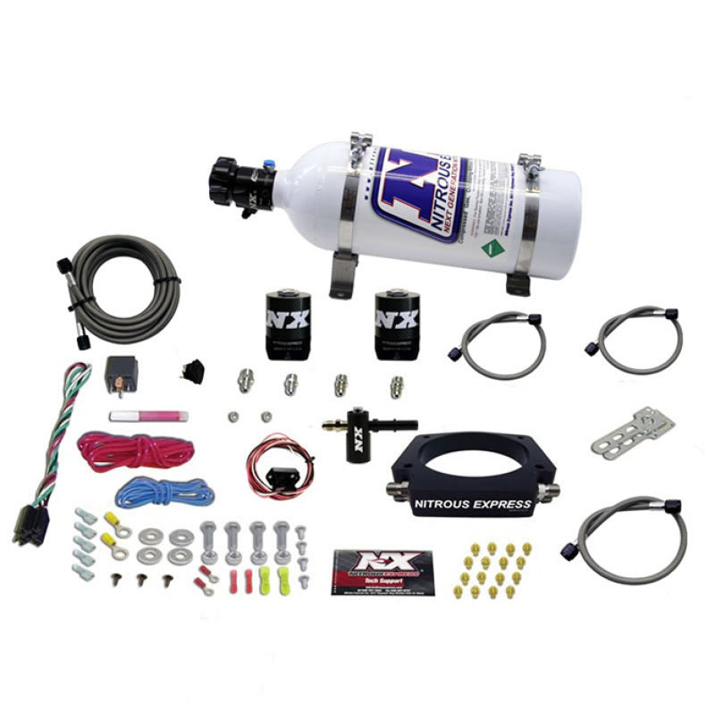 Nitrous Express 2014+ Chevrolet Corvette C7 Nitrous Plate Kit (50-300HP) w/5lb Bottle - Graveyard Performance