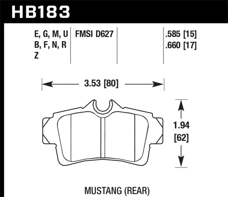 Hawk HP+ Street Brake Pads - Graveyard Performance
