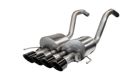 Corsa 2015-2019 Chevrolet Corvette C7 Z06 6.2L 2.75in Xtreme Axle-Back w/ Dual NPP & Quad Black Tips - Graveyard Performance