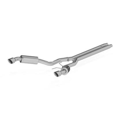 MBRP 15 Ford Mustang GT 5.0 3in Cat Back Dual Split Rear Street Version 4.5in Tips - Aluminized - Graveyard Performance