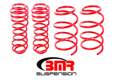 BMR 05-14 S197 Mustang GT Drag Version Lowering Springs (Set Of 4) - Red - Graveyard Performance
