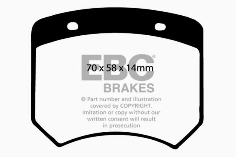 EBC 18+ Honda Accord EX Sedan 1.5T Ultimax Rear Brake Pads - Graveyard Performance