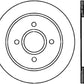 StopTech Power Slot 14-19 Ford Fiesta / 01-07 Ford Focus Slotted Left Rear Cryo Rotor