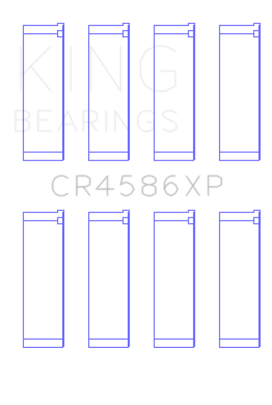 King Engine Bearings Mitsubishi 4B11T EVO X 2007+ (Size STD) Performance Rod Bearing Set