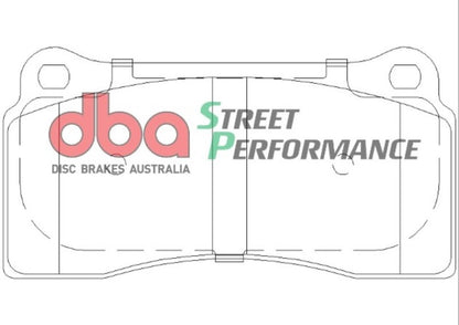 DBA 09-11 Nissan GT-R SP500 Rear Brake Pads - Graveyard Performance