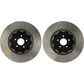 StopTech 09-11 Nissan GT-R Front Slotted Bare Iron 380x34mm AeroRotor Kit Pair