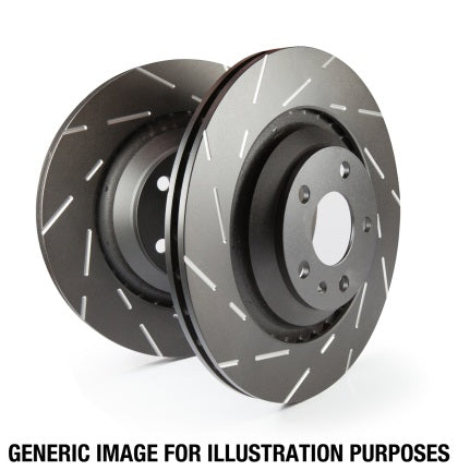 EBC Brakes USR Series Sport Slotted Rear Brake Rotors Pair- Subaru Models (USR1509)