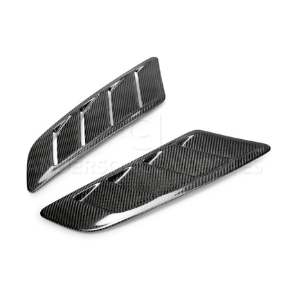 Anderson Composites 2015-2017 Ford Mustang Type-AB Carbon Fiber Hood Vents - Graveyard Performance