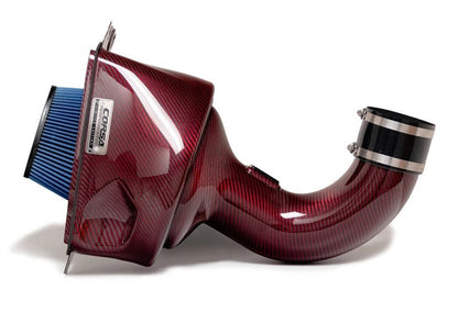 Corsa 2014-19 Chevrolet Corvette C7 6.2L V8 Red Carbon Fiber Air Intake (Does Not Fit Z06/ZR1) - Graveyard Performance