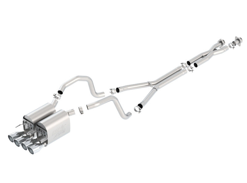 Borla 05-08 Chevrolet Corvette Coupe/Convertible 2dr 6.2L 8cyl AT/MT 6spd ATAK SS Catback Exhaust - Graveyard Performance