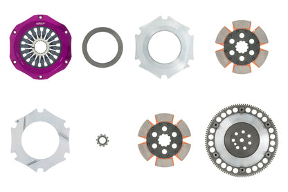 Exedy 1996-1996 Mitsubishi Lancer Evolution IV L4 Hyper Compe-R Twin Cerametallic Clutch Rigid Disc - Graveyard Performance