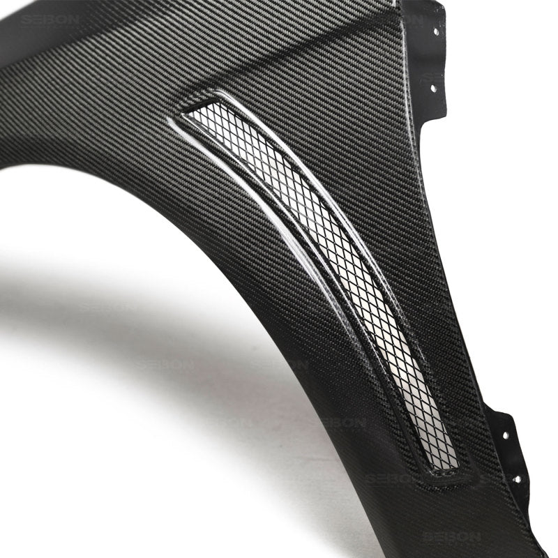 Seibon 08-12 Mitsubishi Evo X 10mm Wider Carbon Fiber Fenders