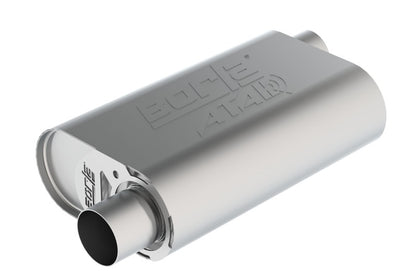Borla CrateMuffler LS3 ATAK 2.5in Offset/Offset 14inx4.35inx9in Muffler - Graveyard Performance