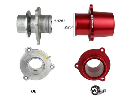 aFe 15-19 VW GTI Turbocharger Inlet Pipe - Red - Graveyard Performance