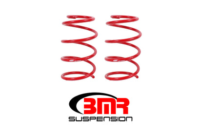 BMR 05-14 S197 Mustang GT Front Drag Version Lowering Springs - Red - Graveyard Performance