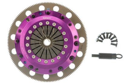 Exedy 96-16 Ford Mustang V8 4.6L/5.0L Hyper Twin Cerametallic Clutch Sprung Disc Push Type Cover - Graveyard Performance