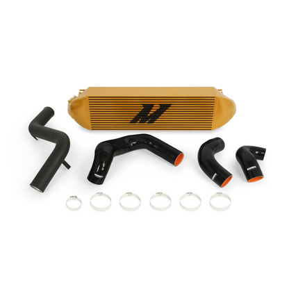Mishimoto 2013+ Ford Focus ST Gold Intercooler w/ Black Pipes - Graveyard Performance