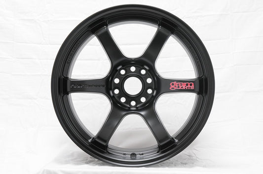Gram Lights 57DR 18x8.5 +37 5-108 Semi Gloss Black Wheel (Min Order Qty 20)