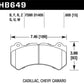 Hawk DTC-80 09-15 Cadillac CTS-V Front Race Brake Pads