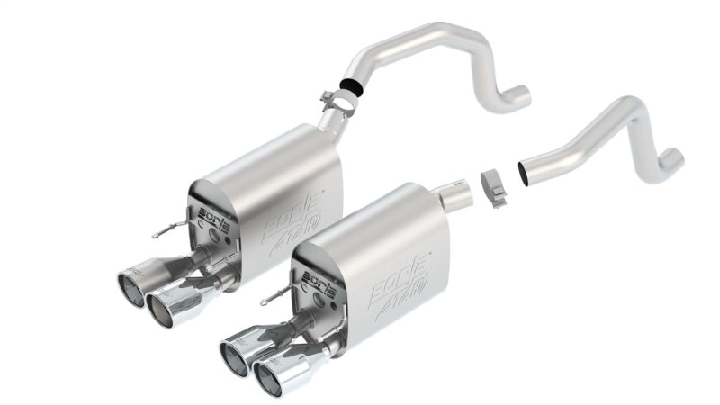 Borla 09-12 Chevy Corvette C6 Coupe/Convertible 6.2L 8cyl Aggressive ATAK Exhaust - Graveyard Performance