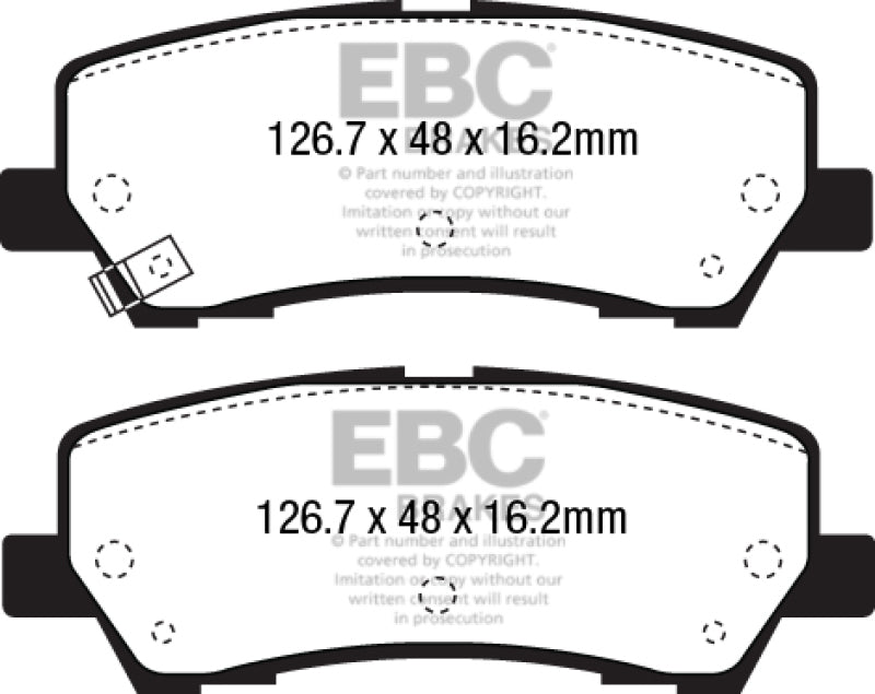 EBC brake Ultimax2 brake Pads - Graveyard Performance