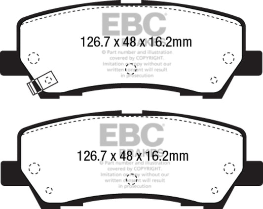 EBC brake Ultimax2 brake Pads - Graveyard Performance