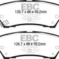 EBC 2015+ Ford Mustang 5.0L (w/Performance Package) Bluestuff Rear Brake Pads