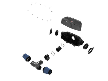 aFe Black Series Carbon Fiber Pro 5R Air Intake System 2020 Chevrolet Corvette C8 V8 6.2L - Graveyard Performance