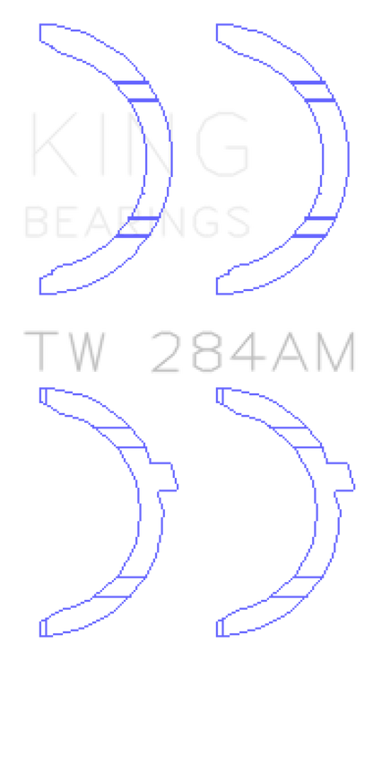 King Engine Bearings Toyota/Lexus 2JZGE/2JZGTE 3.0L Thrust Washer Set - Graveyard Performance