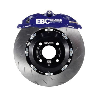 EBC Racing 15-17 Ford Fiesta (Mk7) Blue Apollo-4 Calipers 300mm Rotors Front Big Brake Kit - Graveyard Performance