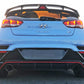 Rally Armor 19-22 Hyundai Veloster N Black UR Mud Flap w/ Performance Blue Logo