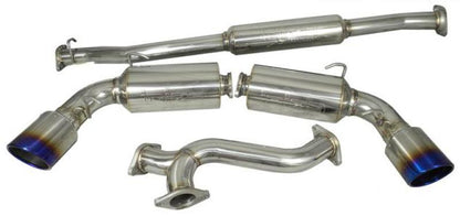 Injen 13-20 Subaru BRZ/Toyota 86 2.0L 4cyl SS CB Exhaust w/ Dual Injen Embossed Muffler - Graveyard Performance