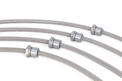 Goodridge 11/92-01 Subaru Impreza (2wd/4wd w/Rear Disc) Stainless Steel Brake Line Kit - Graveyard Performance
