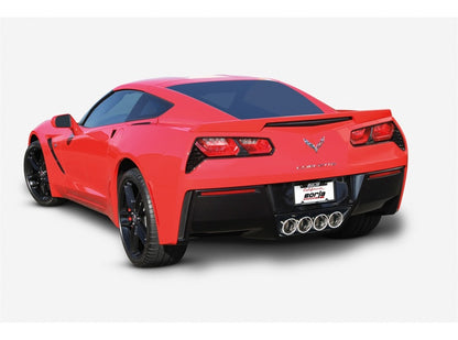Borla 14-15 Chevy Corvette C7 w/o AFM w/o NPP Atak Rear Section Exhaust Quad Rd RL Tips - Graveyard Performance